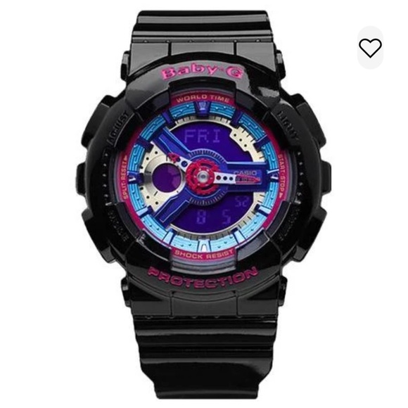 CASIO Baby-G 'Black' BA-112-1A - Picture 1 of 3